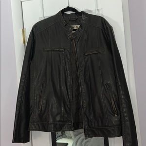 Mens faux Leather LEVIs Jacket
